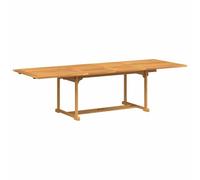 Gecheer Set da Pranzo per Giardino 9 pcs Marrone 280 x 100 x 75 cmSet Pranzo Giardino