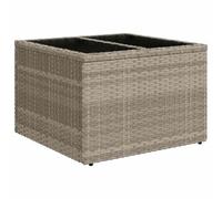 Gecheer Set di Divano da Giardino a 10 Pezzi con Cuscini in Rattan Polietilene GrigioSet giardino relax