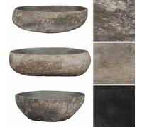 Gecheer Set di Lavelli in Pietra - Complemento Naturale per il Design del Vostro Bagno