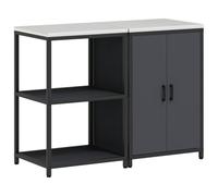 Gecheer Set di Stoccaggio per Cucina 2 pcs Antracite 120 x 50 x 92 cmsoluzioni organizzazione cucina