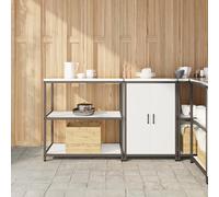 Gecheer Set di Stoccaggio per Cucina 2 pcs Bianco 150 x 50 x 92 cmOrganizzatori cucina