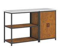 Gecheer Set di Stoccaggio per Cucina 2 pcs Ruggine 150 x 50 x 92 cmsoluzioni organizzazione cucina