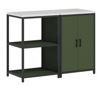 Gecheer Set di Stoccaggio per Cucina 2 pcs Verde oliva 120 x 50 x 92 cmsoluzioni organizzazione cucina