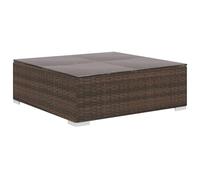 Gecheer Set Divani da Giardino 4 pz con Cuscini in Polyrattan MarroneSalottino da giardino in polyrattan