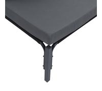 Gecheer Set Divano da Giardino 10 pcs Antracite AcciaioSalottino da giardino in polyrattan
