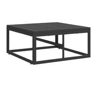 Gecheer Set Divano da Giardino 10 pcs Nero 70 x 70 x 32 cm AlluminioSalottino da giardino in polyrattan