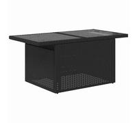 Gecheer Set Divano da Giardino 10 pcs Nero Poly RattanSalotto Giardino Complet