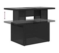 Gecheer Set Divano da Giardino 8 pcs Nero e crema 100 x 55 x 73 cmSalotto Giardino Complet