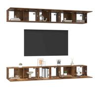 Gecheer Set mobile TV 6 pcs Legno vecchio 60 x 30 x 35 cmMobili TV moderniSet porta TV
