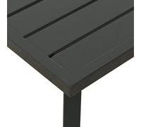Gecheer Set Salotto da Giardino 2 pz in Acciaio AntraciteMobili relax per giardino