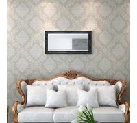 Gecheer Specchio da parete stile barocco, 100x50 cm nero, per casa e ingresso