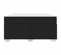 Gecheer Struttura del letto Altro Nero 160 x 200 cm Pelle sinteticaGiroletto moderno