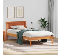 Gecheer Struttura del letto Cera marrone 80 x 200 cm Legno di pinoGiroletto moderno