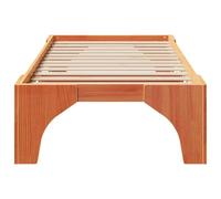 Gecheer Struttura letto a terra con archiviazione Marrone 90 x 190 cmGiroletto moderno