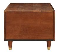 Gecheer Tavolini da salotto con lo scaffale Marrone 80 x 50 x 40 cmTavoli Fine Marrone