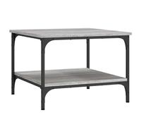 Gecheer Tavolino da Salotto Grigio Sonoma 55x55x40 cm Legno MultistratoMobile per Ingresso