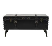 Gecheer Tavolino da Salotto, MDF e Acciaio 102x51x48 cm, per Interni