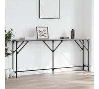 Gecheer Tavolo Consolle,Tavolo Consolle da Ingresso,Tavolo Console Alto,Tavolino Consolle Ingresso,Tavolo Consolle in Legno,Tavolo da Pranzo, Grigio Sonoma 180x23x75 cm in Legno Multistrato