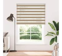 Gecheer Tenda a Rullo Zebra Larghezza Tessuto 155,9 cm Poliestere4014611IT