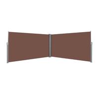 Gecheer Tenda da sole laterale retrattile, Tenda da sole laterale avvolgibile a protezione UV privacy anti vento 160x600 cm in Poliestere resistente per giardino balcone terrazza patio