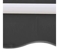 Gecheer Tenda da sole pieghevole motorizzata, ombreggiante 400 cm con telecomando, tessuto poliestere 270 g/m², per patio giardino terrazzo