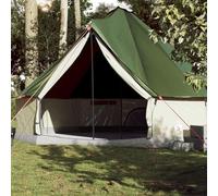 Gecheer Tenda Familiare Tipi, Impermeabile con E-Port e Tasche Portaoggetti, 500x500x300 cm, Poliestere 185T con Rivestimento PU, per Campeggio e Avventure all'Aperto