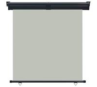 Gecheer Tenda laterale per balcone, protezione privacy e schermo sole e vento, 175x250 cm, tessuto in poliestere resistente, rullo in alluminio, per giardino patio e terrazza