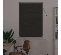 Gecheer Tenda per Finestra con tende Altro Grigio scuro 85 x 175 cm AlluminioTende per Finestre