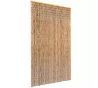 Gecheer Tenda per Porta in bambù, Antimosche Decorativa 120x220 cm bambù Marrone Tenda da Interno per Ingresso Casa e Veranda