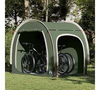 Gecheer Tenda porta biciclette con tetto con archiviazione con sfiato dell'aria Verdetenda porta biciclette