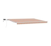 Gecheer Tenda Retrattile Manuale con Strisce LED Multicolore 450x300 cmLetti moderni