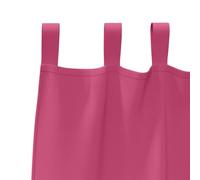 Gecheer Tende con tende 2 pcs Rosa Vivo PoliestereTende per Finestre