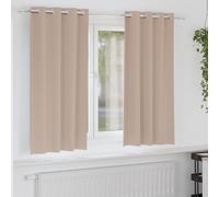 Gecheer Tende con tende 2 pcs Talpa 175 x 140 cm Poliestereveneziana avvolgibile