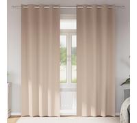 Gecheer Tende con tende 2 pcs Talpa 260 x 140 cm PoliestereTenda a rullo in per interni