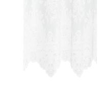 Gecheer Tende con tende Floreale Bianco 900 x 280 cm PoliestereTende per Finestre