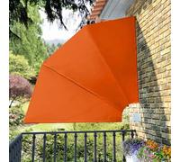 Gecheer Vano pieghevole per balcone in terracotta, 210 x 210 cm, per terrazza, giardino, caffetteria