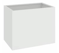 Gecheer Vaso da giardino Bianco 50 x 32 x 40 cmFioriera Bianca Moderna
