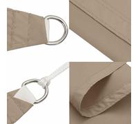 Gecheer Vela Parasole Tortora 7x5x5 m 100% Poliestere OxfordTenda da Sole Manuale
