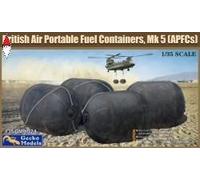 GECKO 1/35 BRITISH 500 GALLON COLLAPSIBLE DROP DRUM BLADDER SET