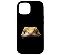 Gecko Head Wild Tropical Rettile Lucertola Art Custodia per iPhone 15