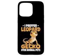 Gecko leopardo grafico carino lucertola rettile Custodia per iPhone 15 Pro Max
