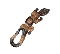 Gecko Lucertola Salamandra Decoration da parete in legno 50 cm