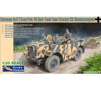 GECKO MODELS 1\35 WWII 4X4 7.5cm PAK 40 ANTI TANK GUN TRACTOR C8 35GM0073