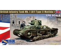 GECKO MODELS BRITISH INFANTRY TANK MK.I (A11 TYPE I) MATILDA I 35GM0063 1:35