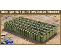 GECKO MODELS BRITISH TYPE 1942 5 GAL JERRY CAN SET 35GM0158 1:35