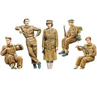 Gecko Models - WWII British Army Truck Driver Setmaquette Figurine WWII British Army Truck Driver Set 35gm0007| 1:35 Figurine in miniatura