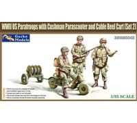 GECKO MODELS WWII US PARATROOPERS W/CUSHMAN PARASCOOTER 35GM0042 1:35