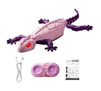 Gecko Remote Control Toy with LED - - - Eyes Rechargeable Electric Lizard | | with Strong Suction Toy Gecko for 4-12 Year Old Kids, Floor, | | | Ceiling, Indoor, Outdoor Gecko Remote Control Toy with LED