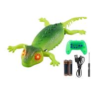 Gecko Wall Crawling Toy - Gioco di scherzi per scalatore elettrico bimodale | Giocattolo da soffitto a lucertola robot ricaricabile con telecomando | Divertimento regalo di compleanno per bambini per