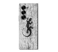 Gecko Wood Graphic Printed Case Cover Custodia per Samsung Galaxy Z Fold 7